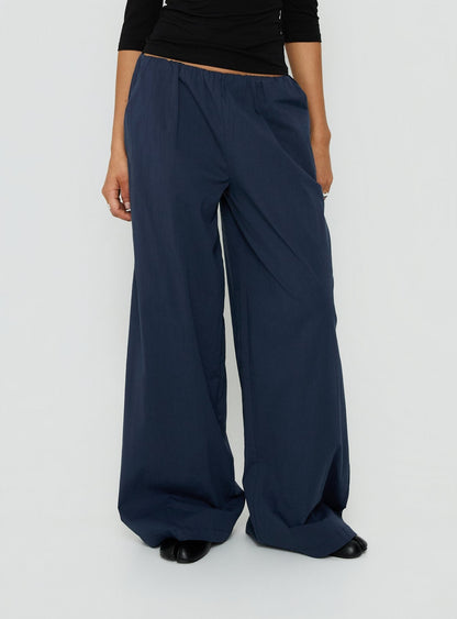 Lunea Concealed Waistband Pants Navy