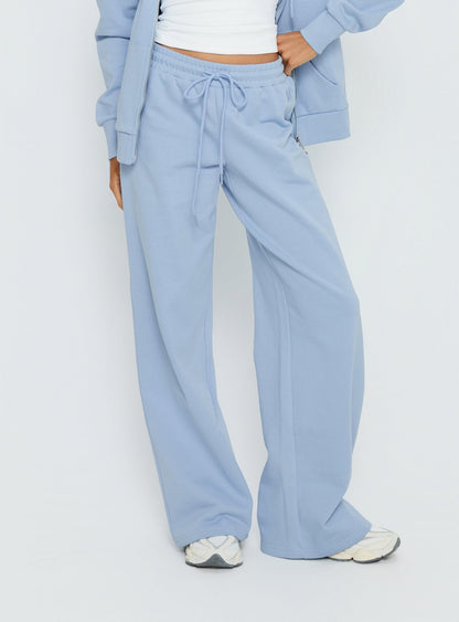 All Day Straight Leg Sweatpants Icy Blue