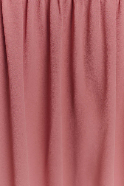 Georgina Chiffon Midi Dress - Burnt Rose
