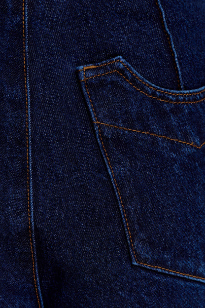 Beatrix High Rise Denim Jeans -  Indigo Blue
