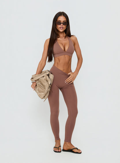 Peak Performance Active Leggings Clay