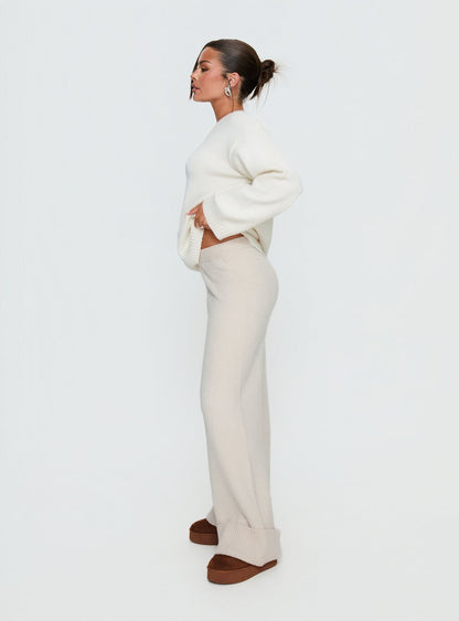 Shinead Cuffed Pants White