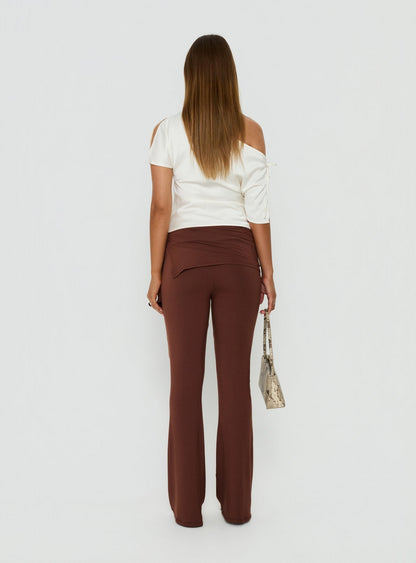 Masimo Layered Pants Chocolate