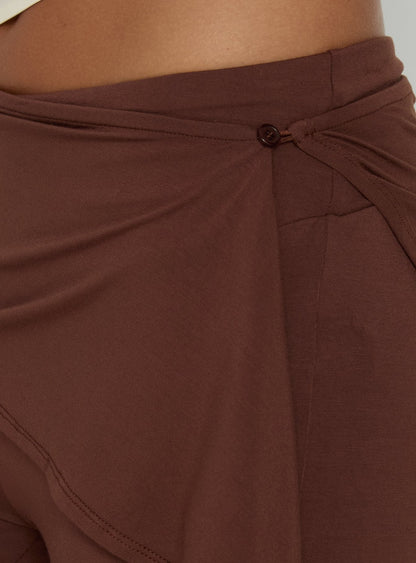 Masimo Layered Pants Chocolate