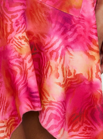 Kimberlee Asymmetrical Midi Skirt Multi