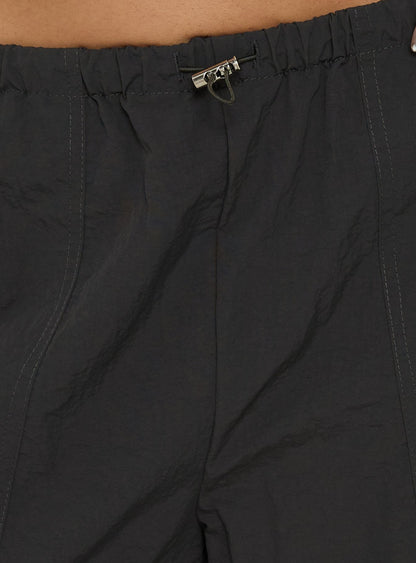 Lost On You Parachute Cargo Pants Charcoal