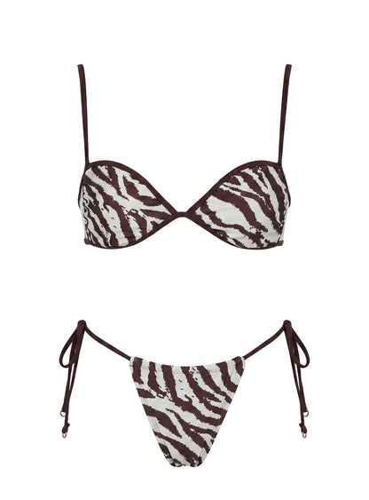 Colomba Bikini Top Zebra