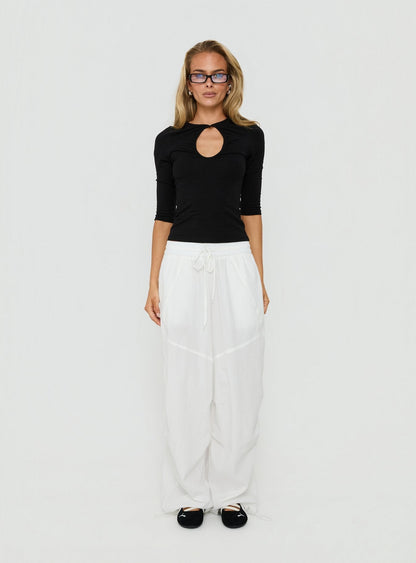 Mankind Baggy Cargo Pants White