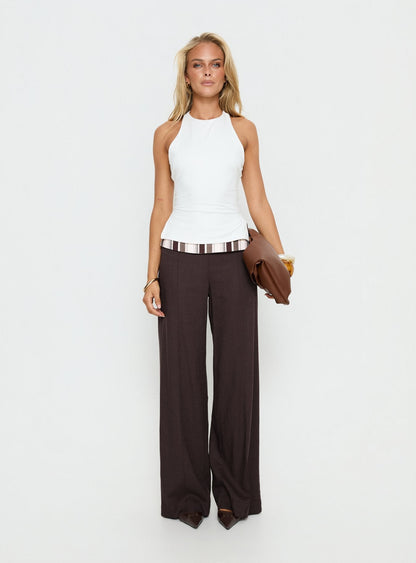 Quenlin Folded Straight Leg Pant Multi