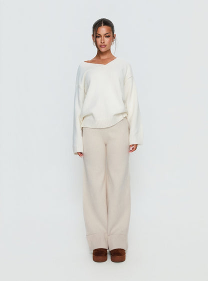 Shinead Cuffed Pants White