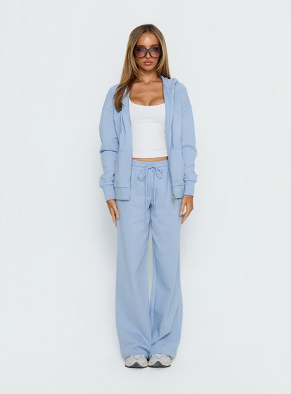 All Day Straight Leg Sweatpants Icy Blue