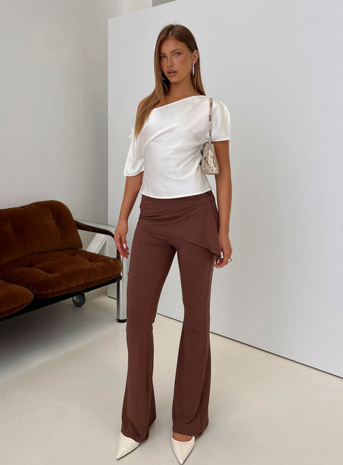 Masimo Layered Pants Chocolate