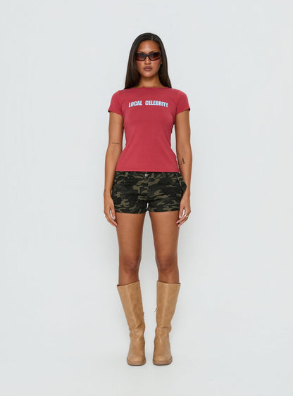 Remix Micro Shorts Camo