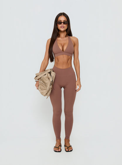 Peak Performance Active Leggings Clay