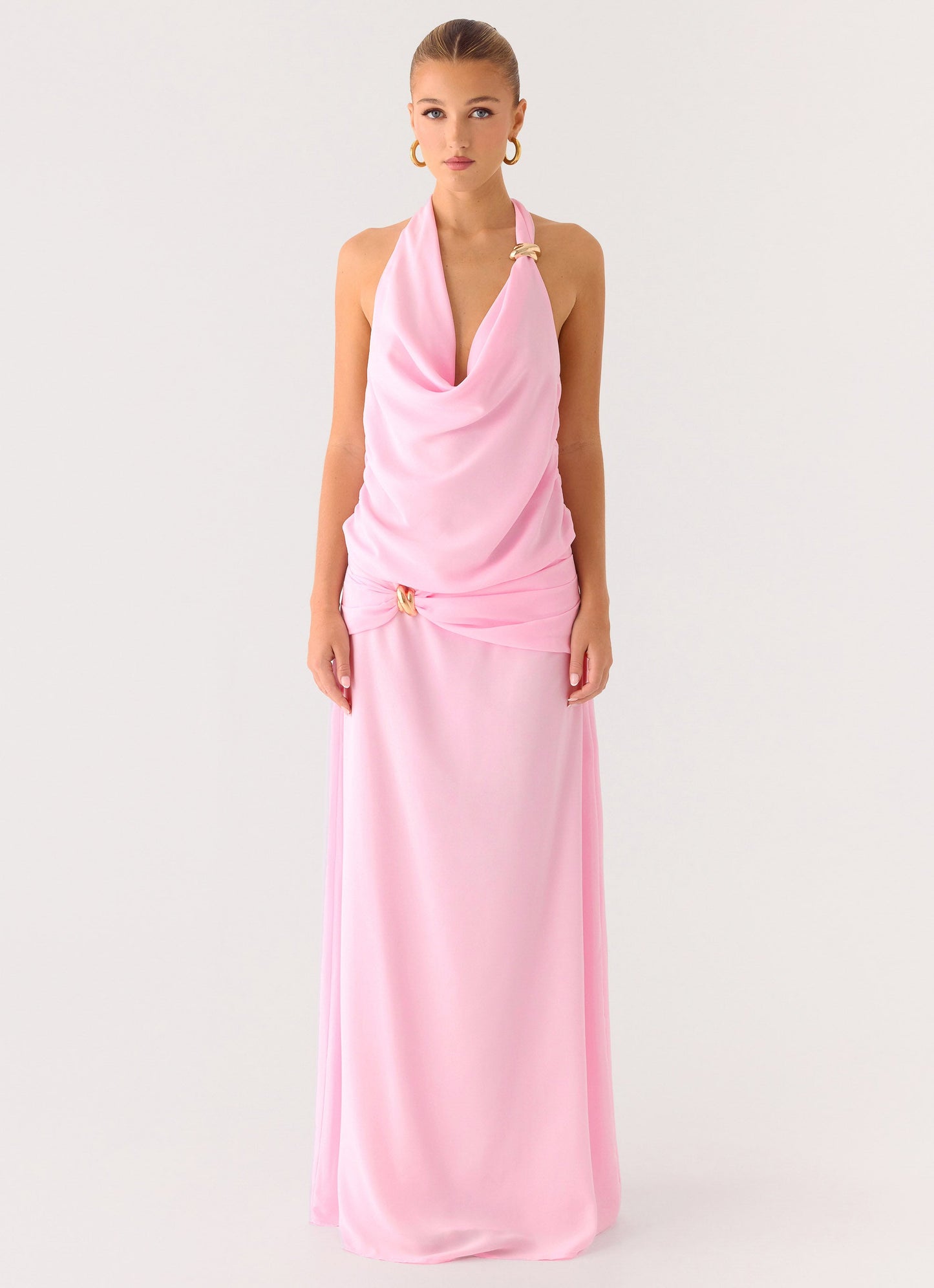 Anuhea Cowl Top - Pink