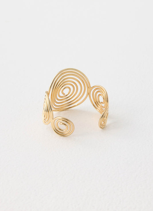 Cocoa Rush Arm Cuff - Gold