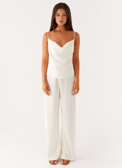 Deacon Low Rise Pants - Butter