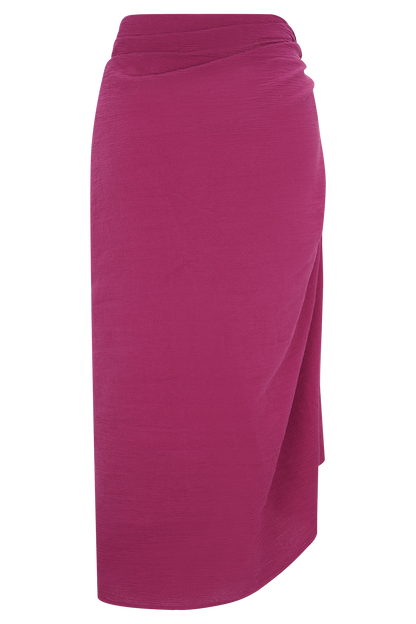 Evie Cotton Sarong - Wine