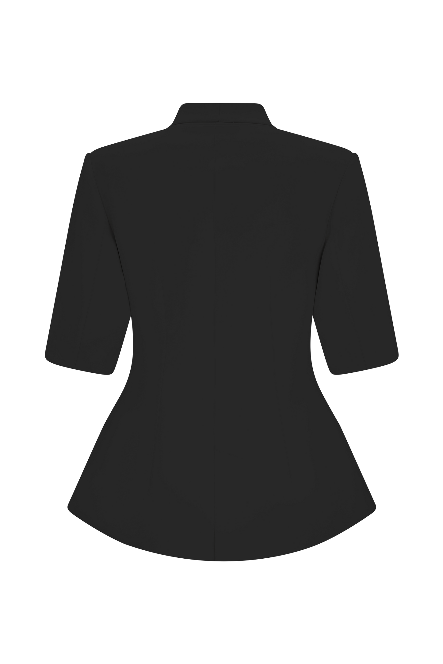 Opal Puff Sleeve Suiting Top - Black