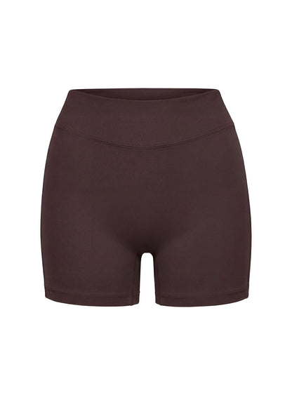 Final Form Active 4" Invisible Scrunch Shorts Brown