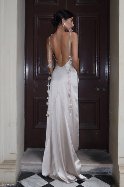 Elenora Rose Gown - Blush Gold